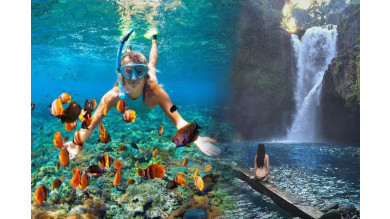 Bali Blue Lagoon Snorkeling- Tegenung Waterfall- Lunch- Transfers